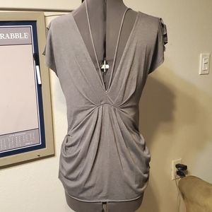 NWT Express Top in Medium Grey